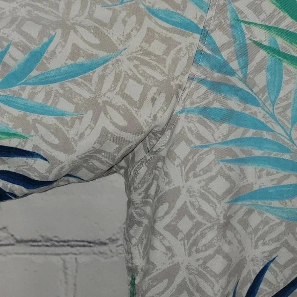 Caribbean Mens Sz L Washable Hawaiian Button Down Shirt - Picture 5 of 11